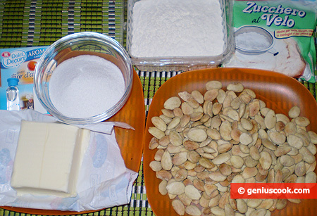 Ingredients for Almond Crescent Rolls