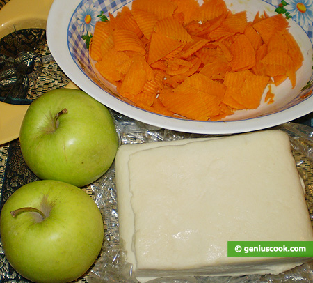 Ingredients for Apple and Pumpkin Tart