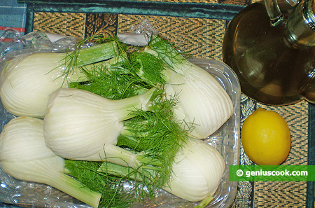 Ingredients for Fennel Salad