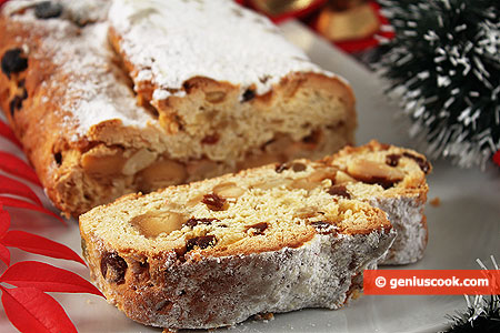 Almond Christmas Stollen