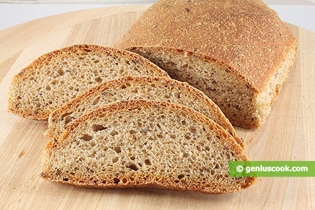 Whole Wheat Bread with Flax Seeds and Sesame