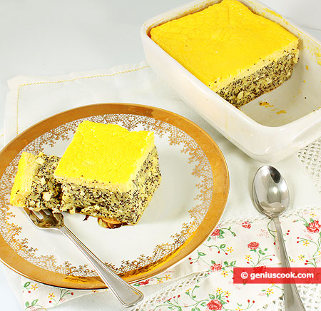 Cottage Cheese Pudding with Poppy Seeds