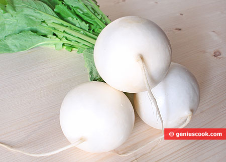 White turnips