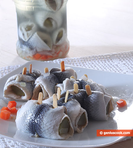 German Herring Rollmops Recipe | Salads &amp; Snacks# | Genius cook ...