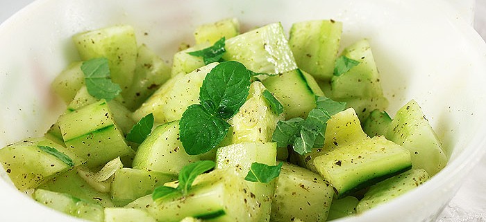 Cucumber Salad with Mint