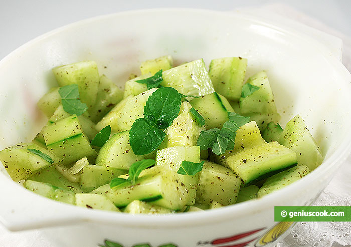 Cucumber Salad with Mint 