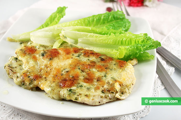 Chicken Breast Baked with Mozzarella