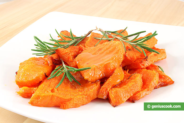 Baked Pumpkin with Rosemary 