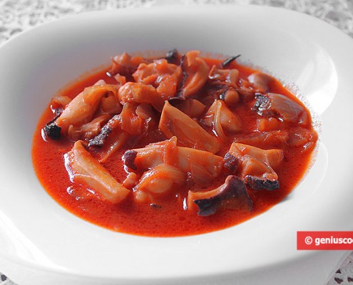 Cuttlefish in Tomato-Ginger Sauce