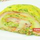 Zucchini Egg Roll with Cheese and Prosciutto